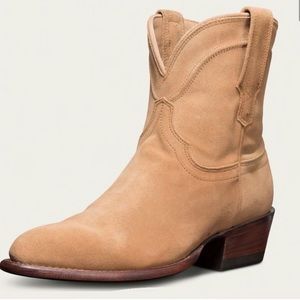 Tecovas Lucy Western Suede Ankle Boot